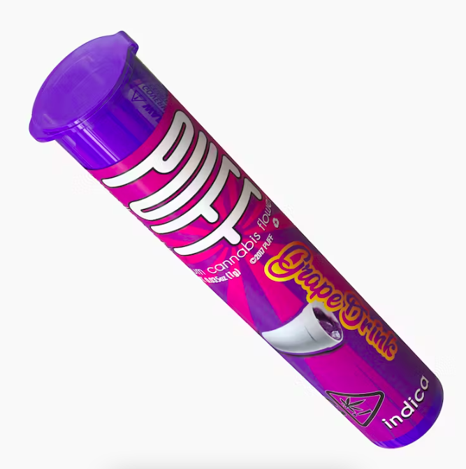 PUFF: GRAPE DRINK - PREROLL 1G - INDICA - PUFF